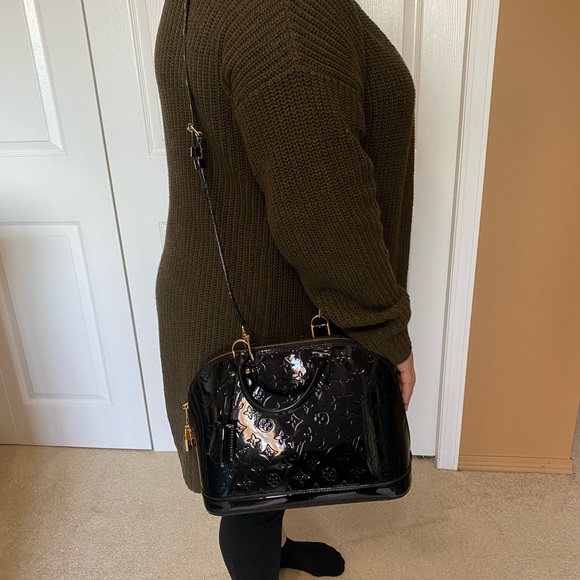 ALMA PM MV BLACK LEATHER PURSE - Picture 10 of 15